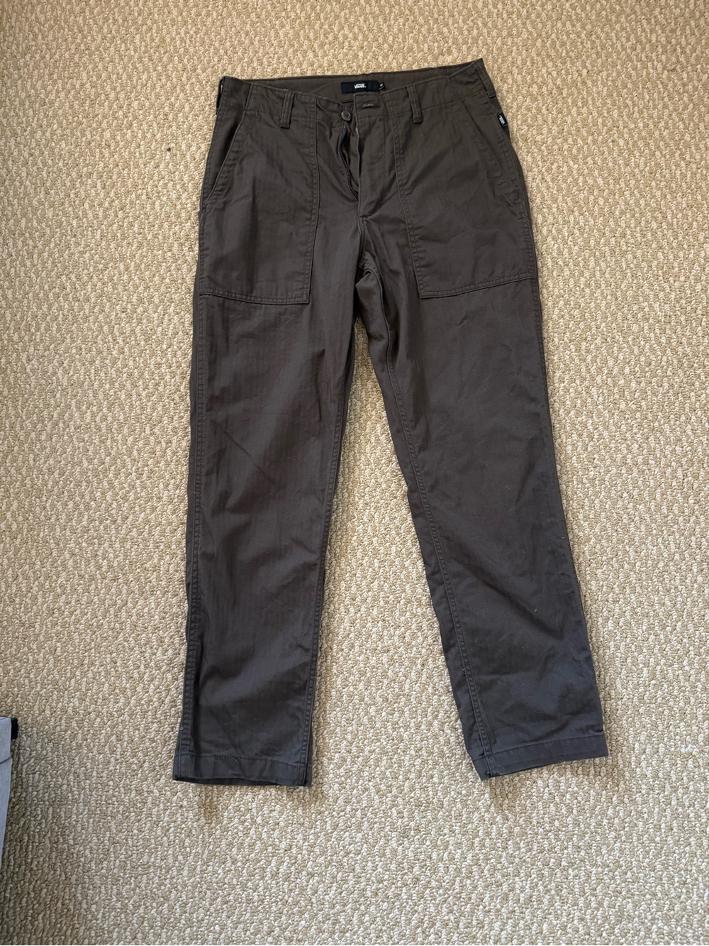 Vans Men's Chino Pants in Dark Brown